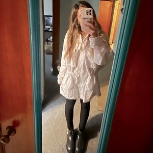 Super cute oversized rain Jacket